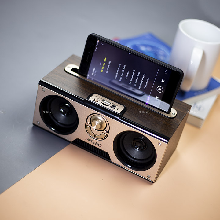 [HCM][ NGHE CỰC ĐÃ ] Thiết bị âm thanh-Loa Bluetooth Kimiso KM-7 Giá Tốt-Vân Gỗ Cực Đẹp-Thiết Kế Độc Đáo-Sáng Tạo Cùng Nhiều Chức Năng Tiện Ích-Nhỏ Gọn Và Thiết Kế Thông Minh Kết Nối Bluetooth 4.0-Bass Cực Lớn-Thời Lượng Pin Lâu