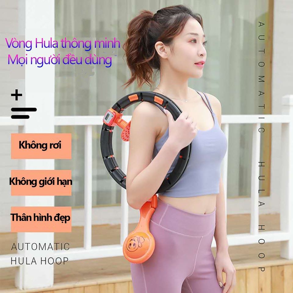 [HCM][ SẢN PHẨM TỐT ] Vòng Lắc Eo Thông Minh Hula Hoop Giảm Mỡ BụngVòng Lắc Eo 56Vòng Lắc KHông RơiLắc Eo Tại Nhà Có Đồng Hồ Đếm Vòng Tiện ÍchVòng Lắc Eo Hula Thông Minh Giảm Mỡ BụngMỡ Thừa-Giảm Eo Nhỏ Giảm Cân-Massage Cơ Bụng