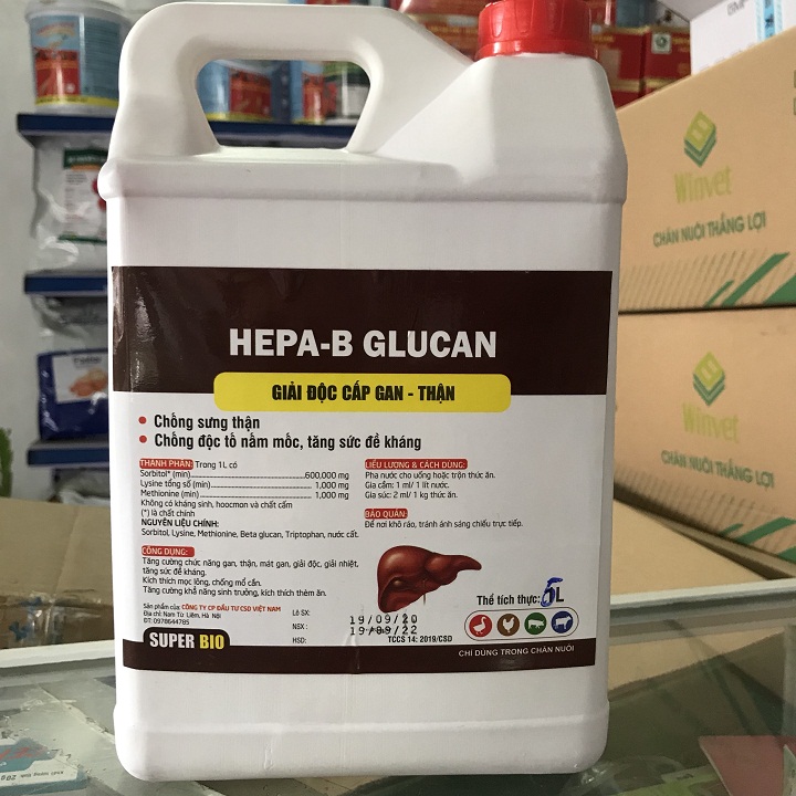 Giải độc gan thận can 5L