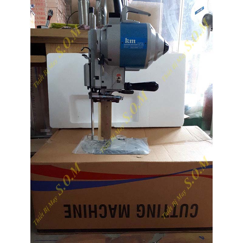 Máy cắt vải đứng KM xanh 8 inch