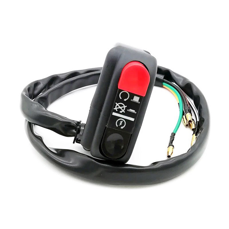 [HCM]Cùm Công Tắc 2 Nút Domino Gắn Ghi Đông Xe Máy