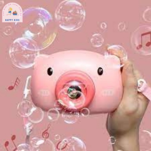 Máy ảnh thổi bong bóng cho bé hình các con vật