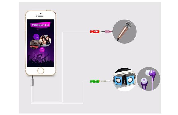 [HCM]Micro mini hát Karaoke trên điện thoại Thiết Kế Nhỏ Gọn
