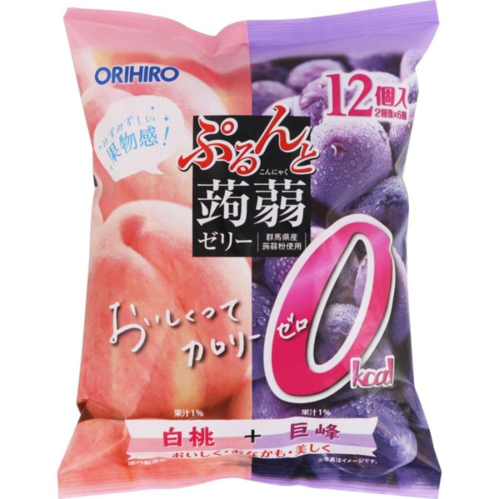 Thạch Orihiro Trái Cây Nhật Bản Gói 12 Chiếc (HSD 11.2023)