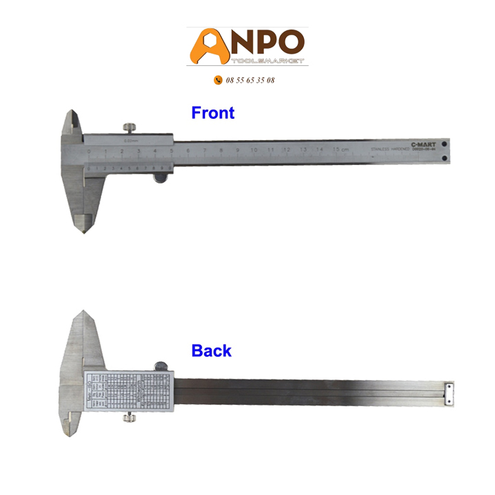 Thước kẹp cơ 150mm/6″ D0201-6 C-MART