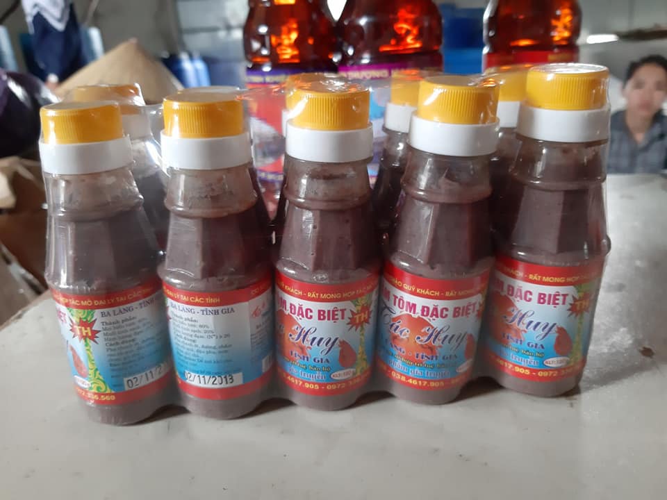 Mắm tôm Ba Làng 300g ( combo lốc 5 chai )