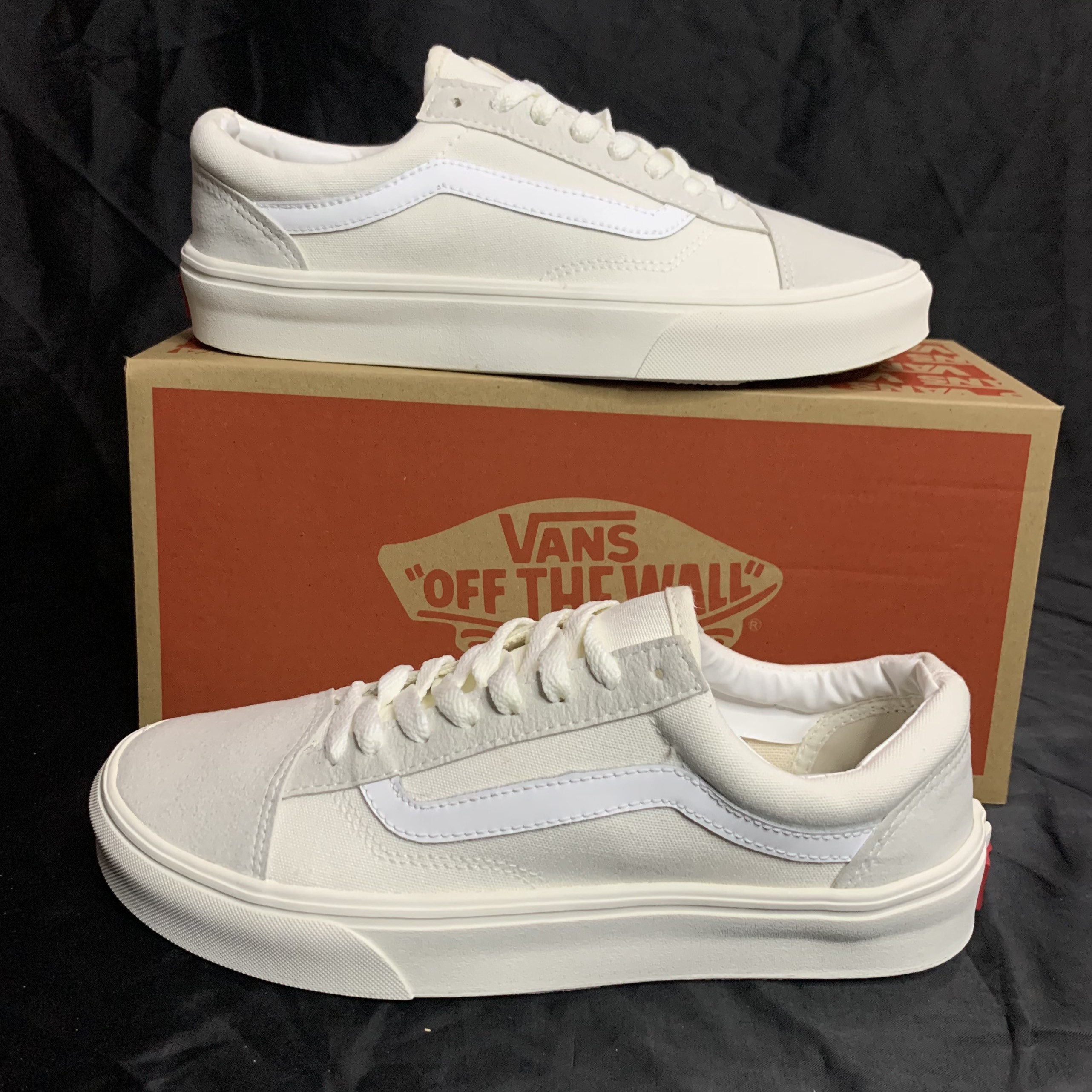 Giày Vans Vault Trắng Cao Cấp Full Box