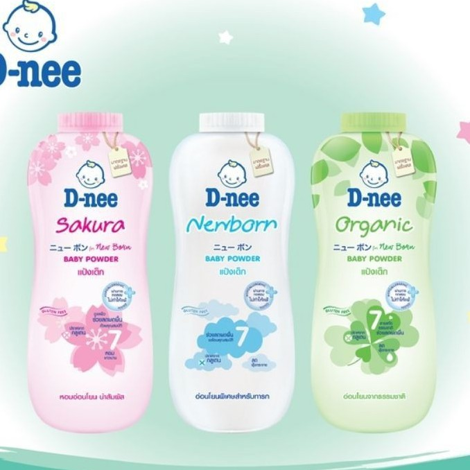 (Chính Hãng) Phấn Rôm Dnee Baby Powder 380g Thái Lan