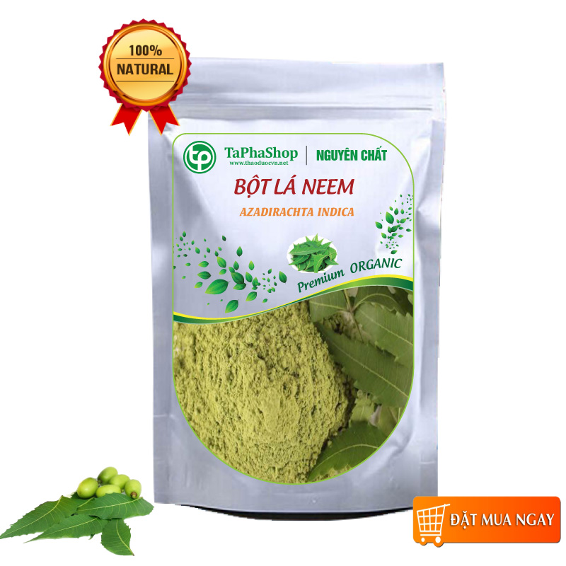 Bột lá neem Ấn Độ nguyên chất 100g