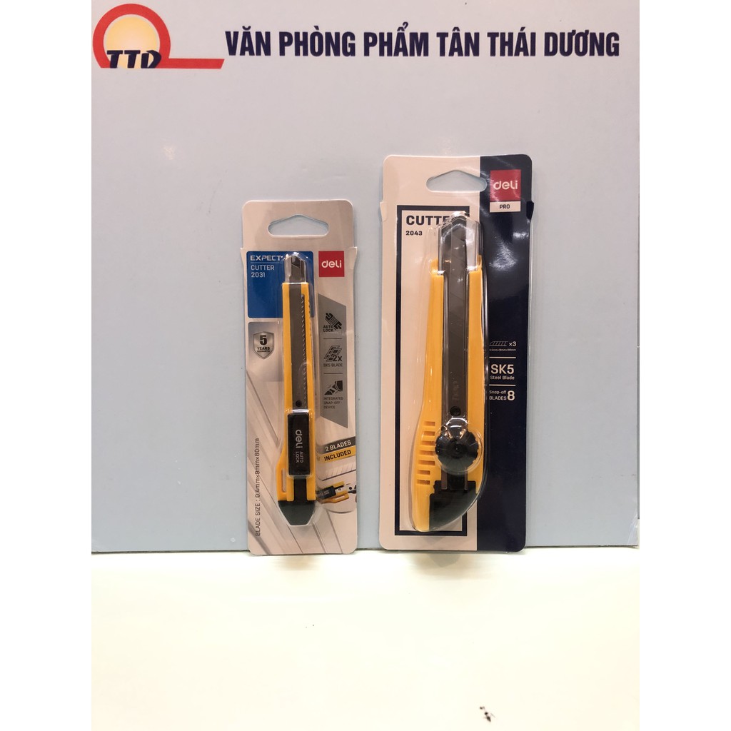 [Mã 12LSSALE giảm 100% đơn 50k] Dao Trổ Deli 2043 , Dao Dọc Giấy Deli 2031