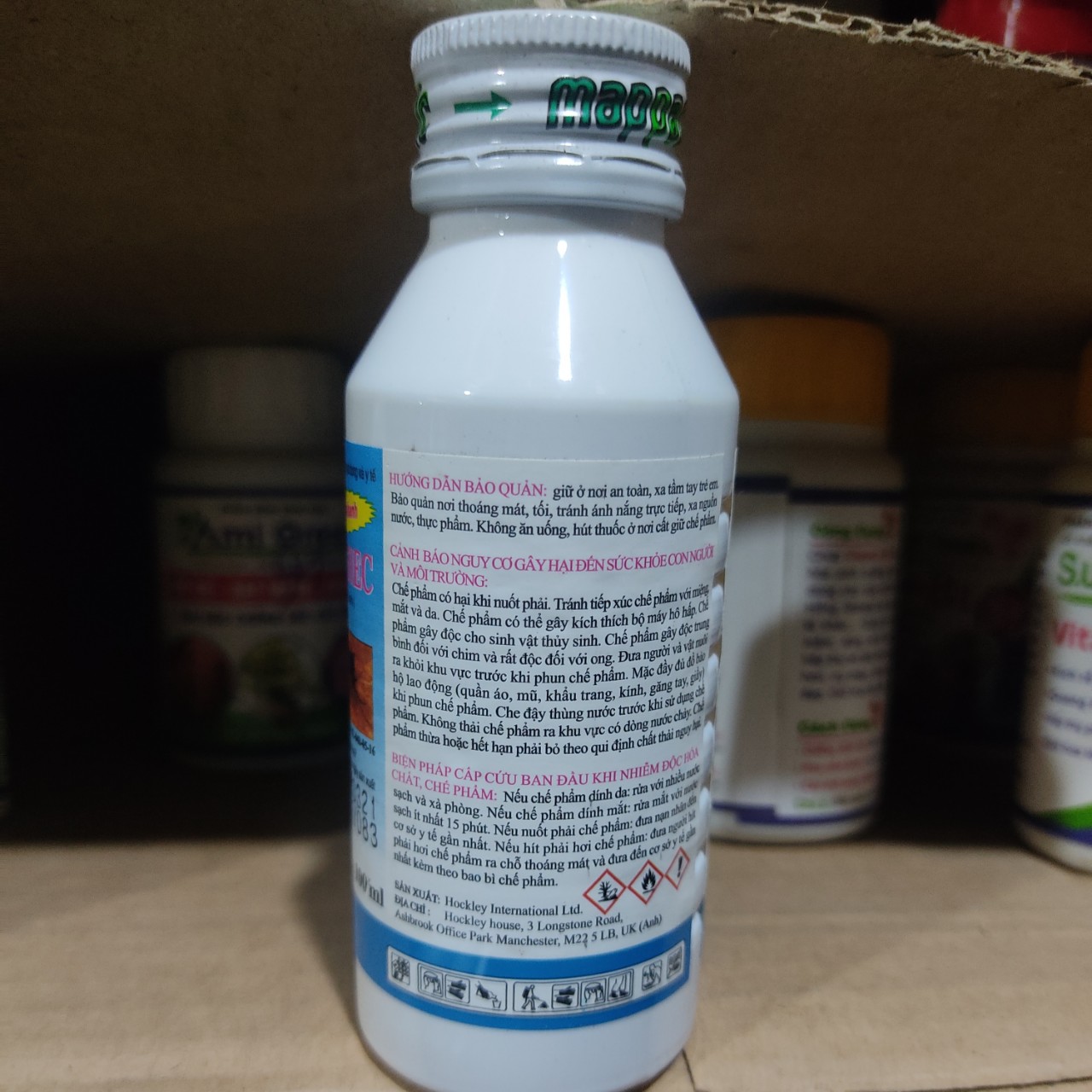 Thuốc Diệt MuỗI, Côn diệt Trùng Permethrin 50ec chai 100ml
