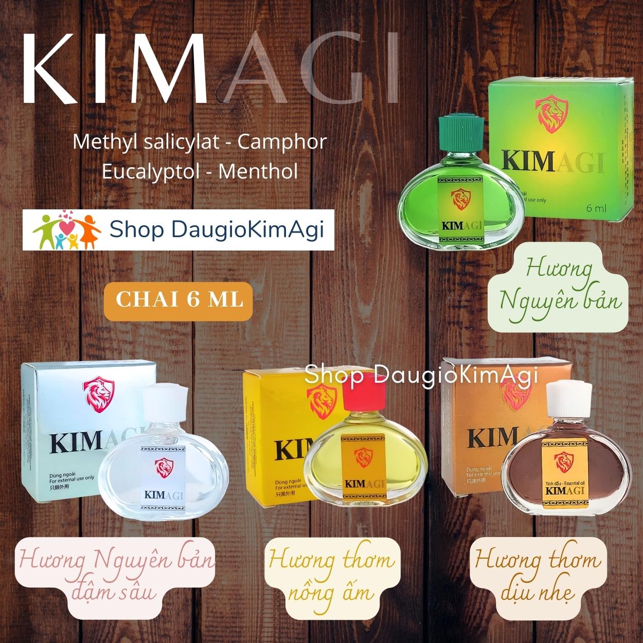 Dầu gió KimAgi chai 6ml kèm Tặng phẩm