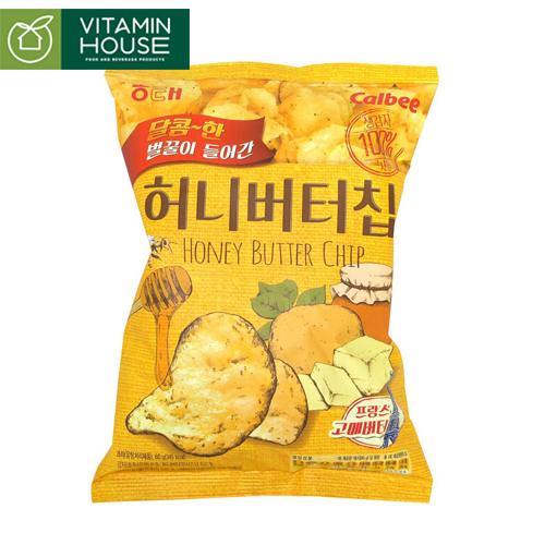 Snack Khoai Tây Mật Ong Bơ Calbee Hàn Quốc 60g [Vitamin House]
