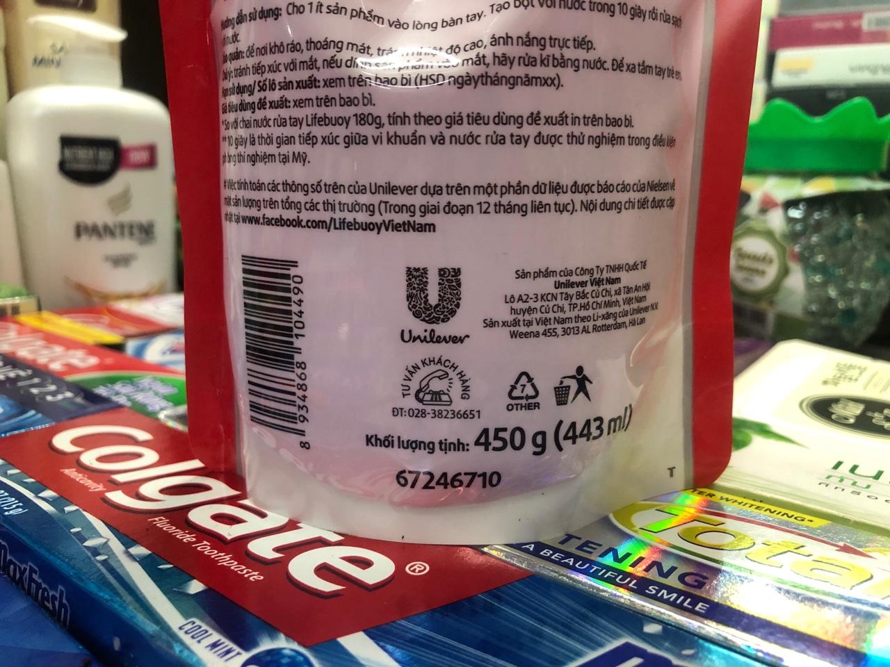 RỬA TAY BỊCH LIFEBUOY 450G
