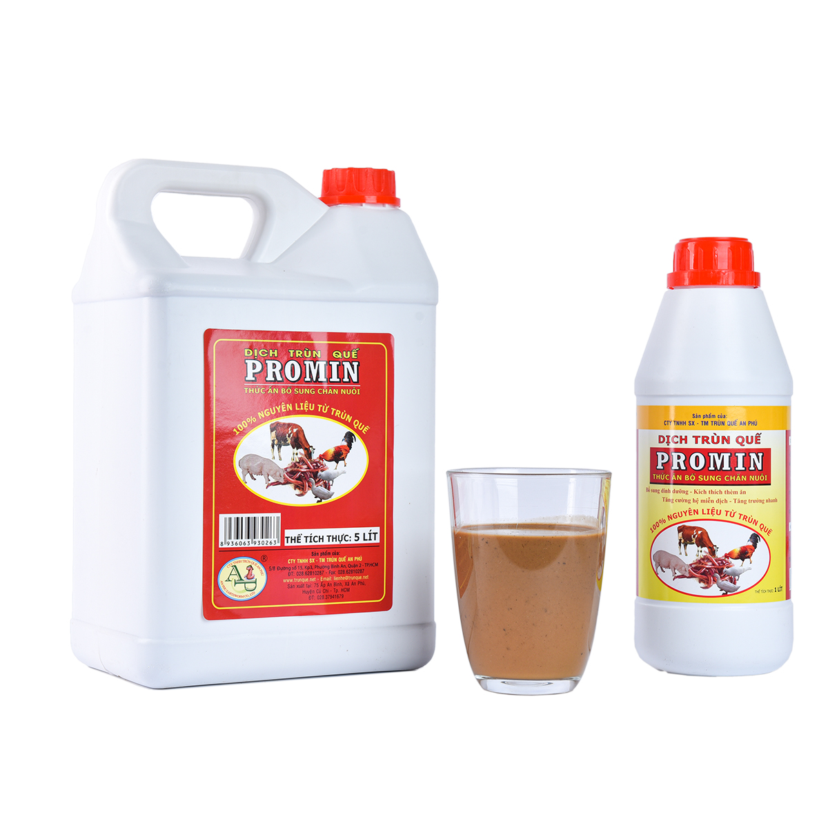 DỊCH TRÙN QUẾ PROMIN NUÔI GÀ CHAI 1 LIT