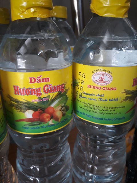 Dấm hoa quả, Dấm trắng chai 500ml - Dấm trắng
