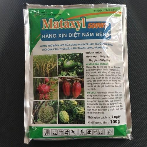 Trừ bệnh cây trồng mataxyl 500wp gói 100gr