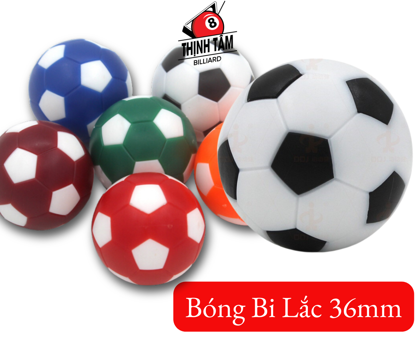 [THỊNH TÂM] Banh Bóng Bi Lắc 36mm Cao Cấp [ 1 BÓNG BI LẮC A ]
