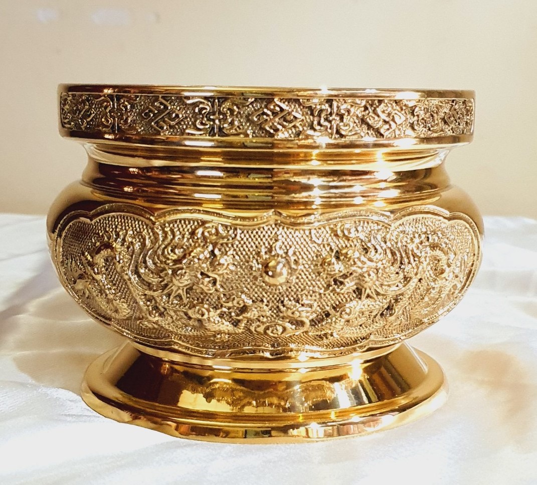 Bát Hương Bầu Bằng Đồng (4 cỡ)