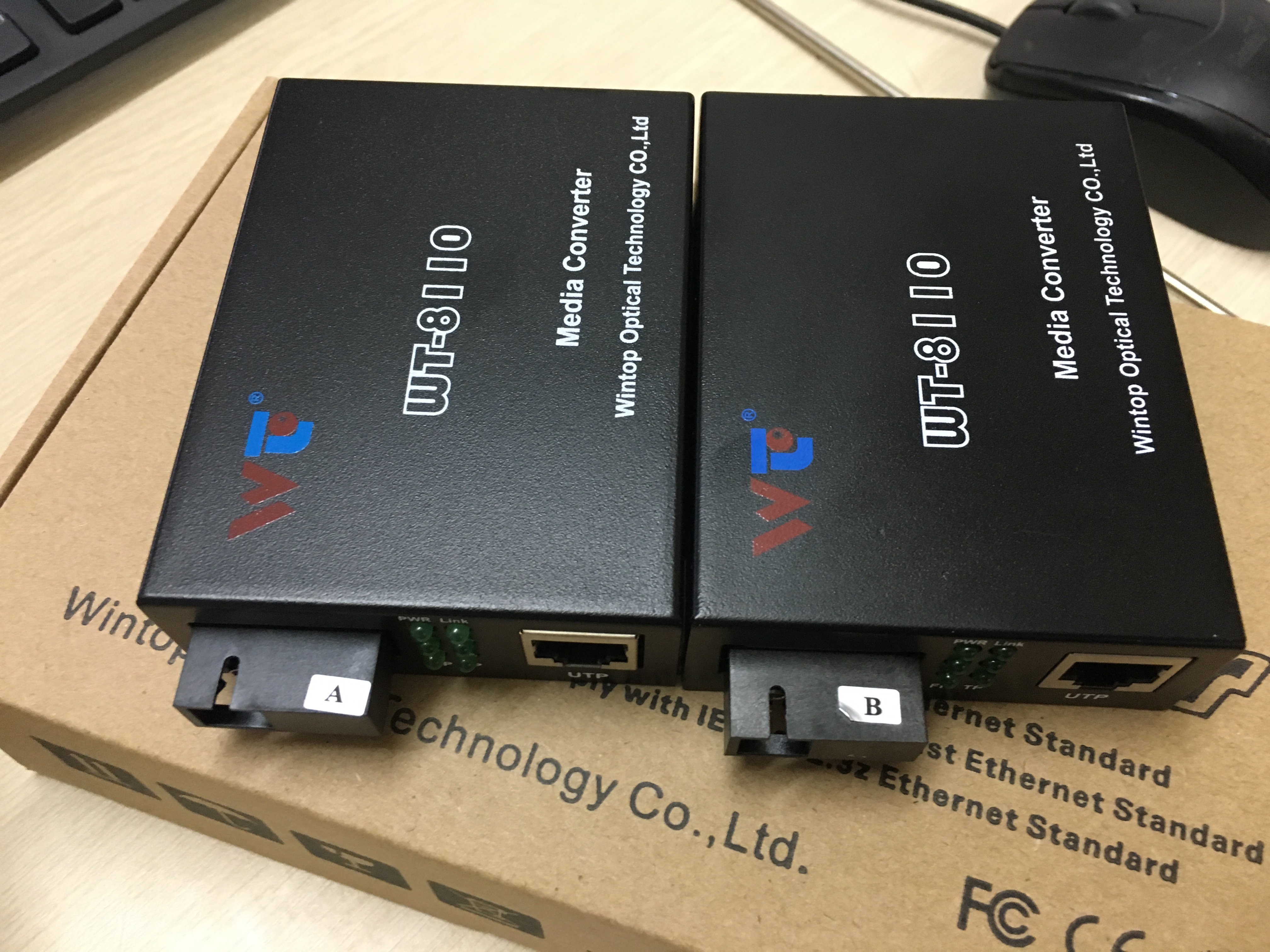 [HCM]Convert quang 1 sợi 1 cặp 2 Cái AB WINTOP