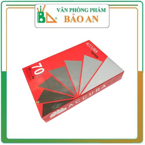 Giấy in, giấy photo accura a4 đl 70gsm - giấy in a4 - tập 500 tờ