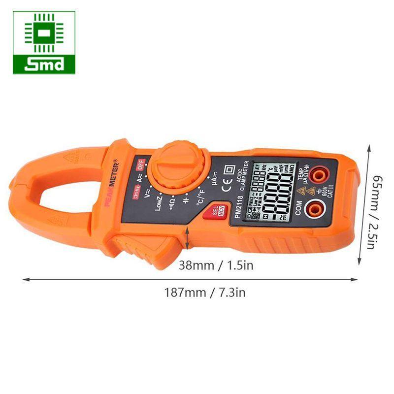 Đồng hồ vạn năng Ampe kìm PEAKMETER PM2118