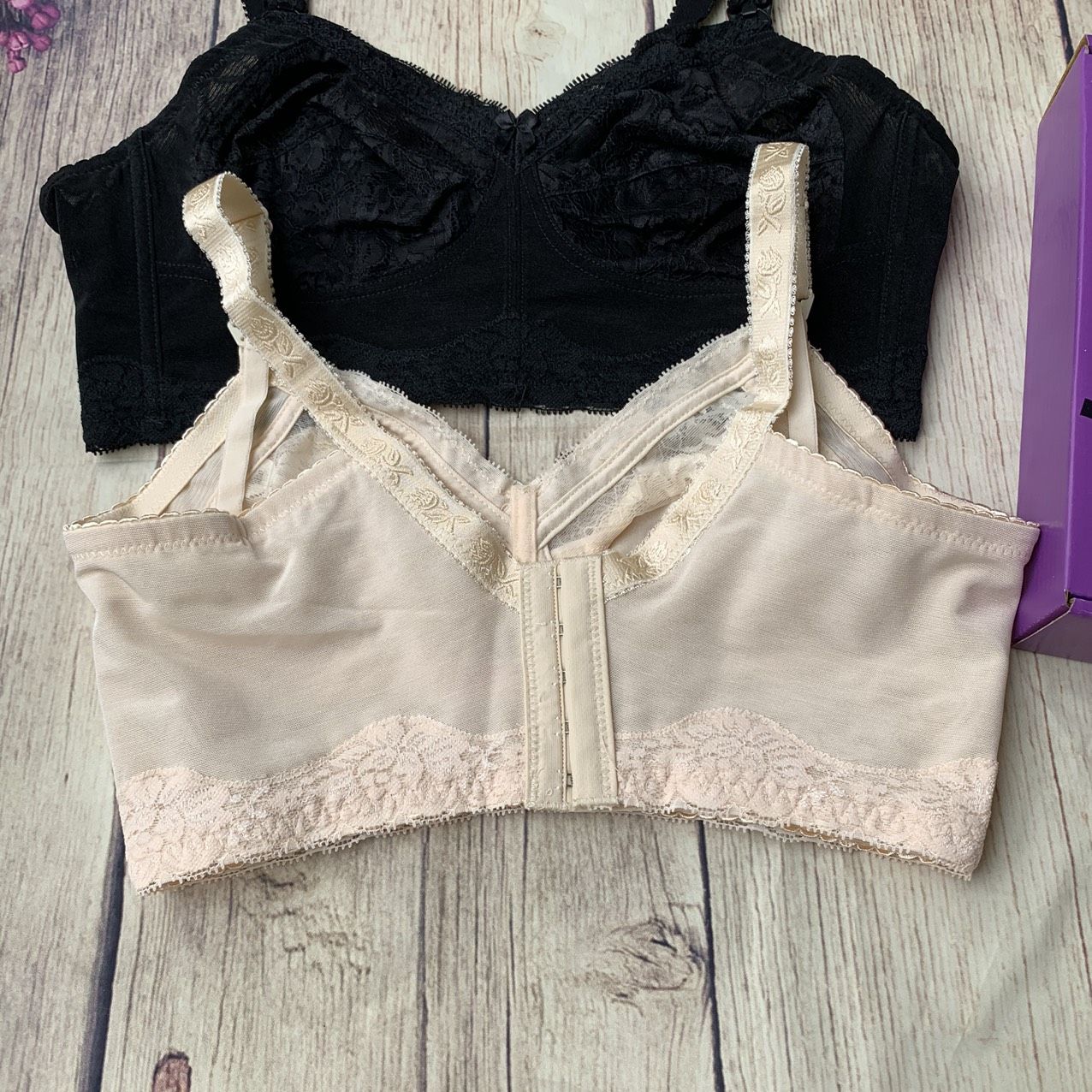 Bra corset che mỡ lưng không gọng mút mỏng, bản lưng to (Mã SP 1886)