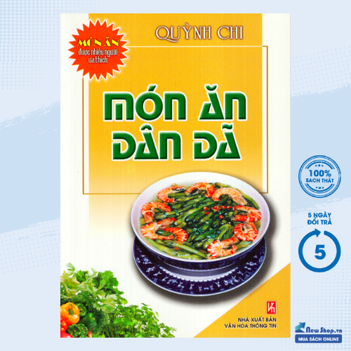 Sách - món ăn dân dã - newshop