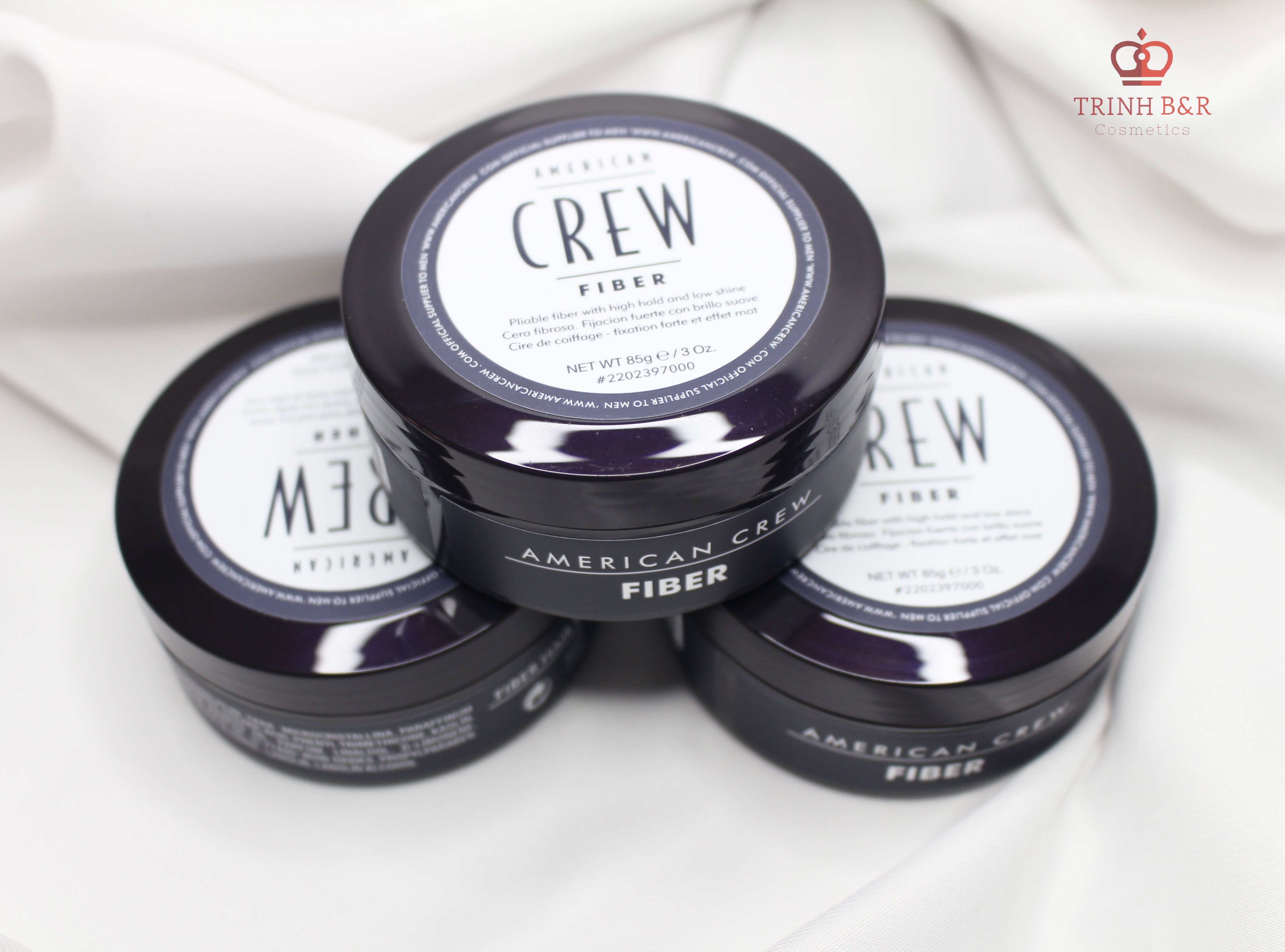[ Rẻ Vô địch ]Sáp Vuốt Cứng tóc Nam Crew American Fiber