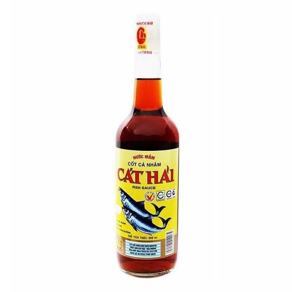 Nước Mắm Cát Hải Cốt Cá Nhâm Chai thuỷ tinh 650ml