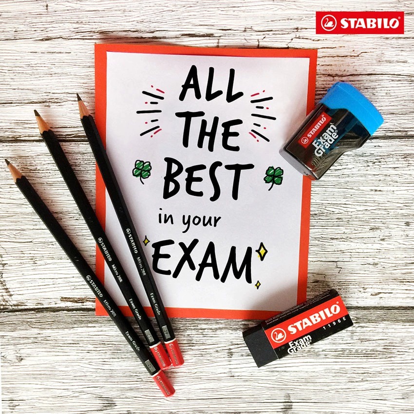 Gôm tẩy STABILO Exam Grade màu đen cỡ trung/nhỏ (ER191)