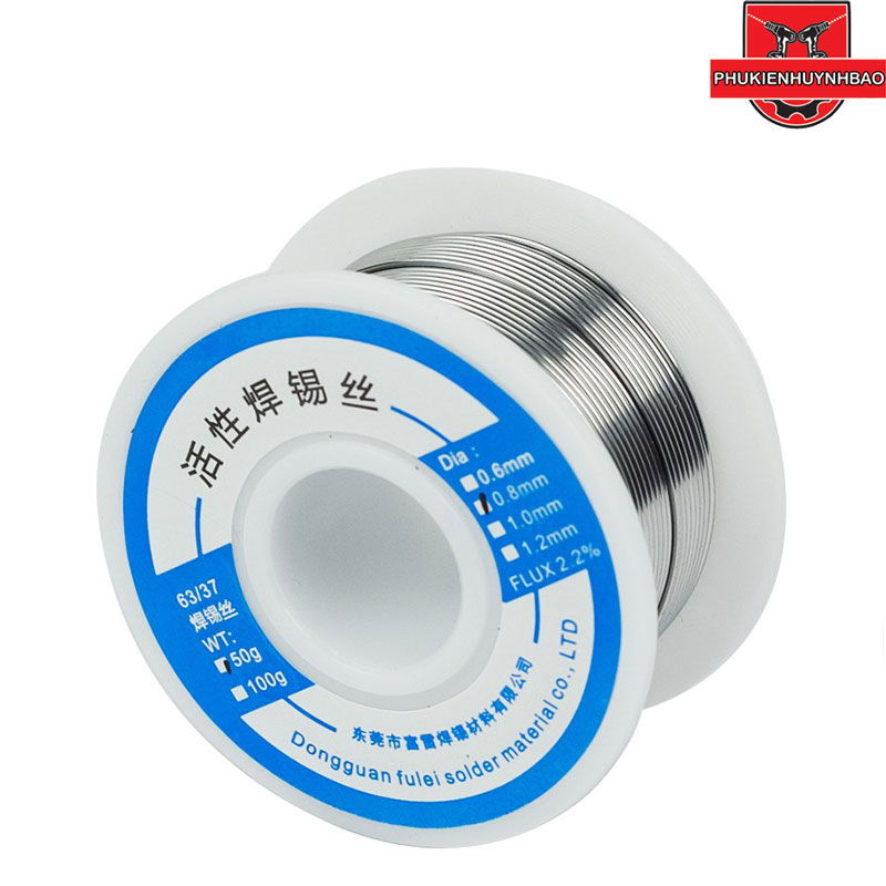 Thiếc Hàn 63A-63% 0.8mm 1mm Mối Hàn Chắc và Bóng