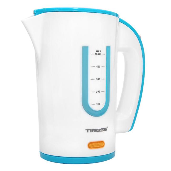Ấm siêu tốc du lịch tiross ts1360 0.5l- xanh