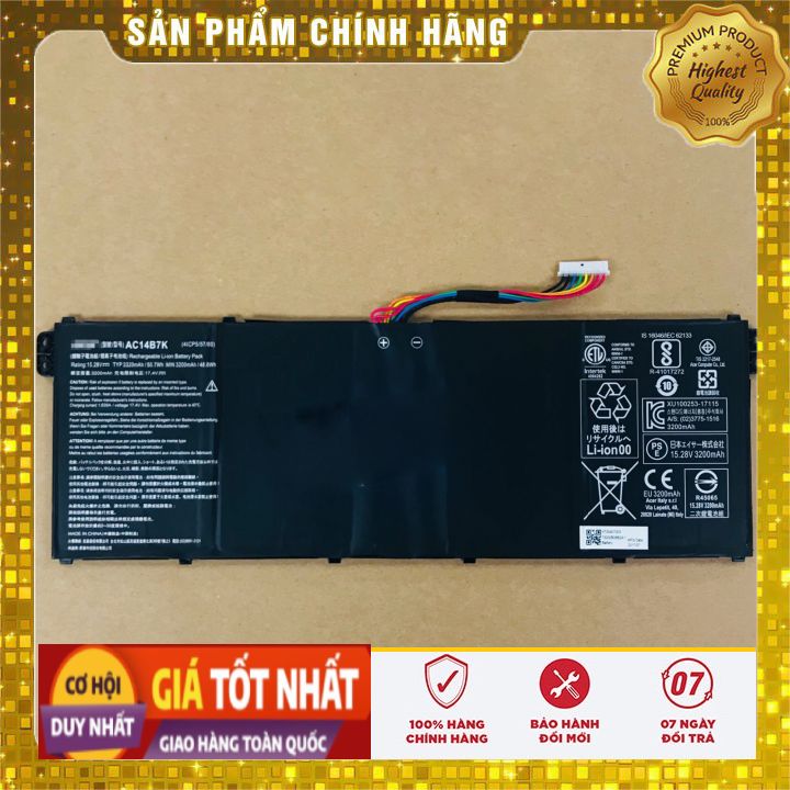 Pinoriginal acer swift 3 sf314-52 sf314-55g sf314-54g sp515-51gn ac14b7k - pin zin bảo hành 6 tháng lỗi đổi mới