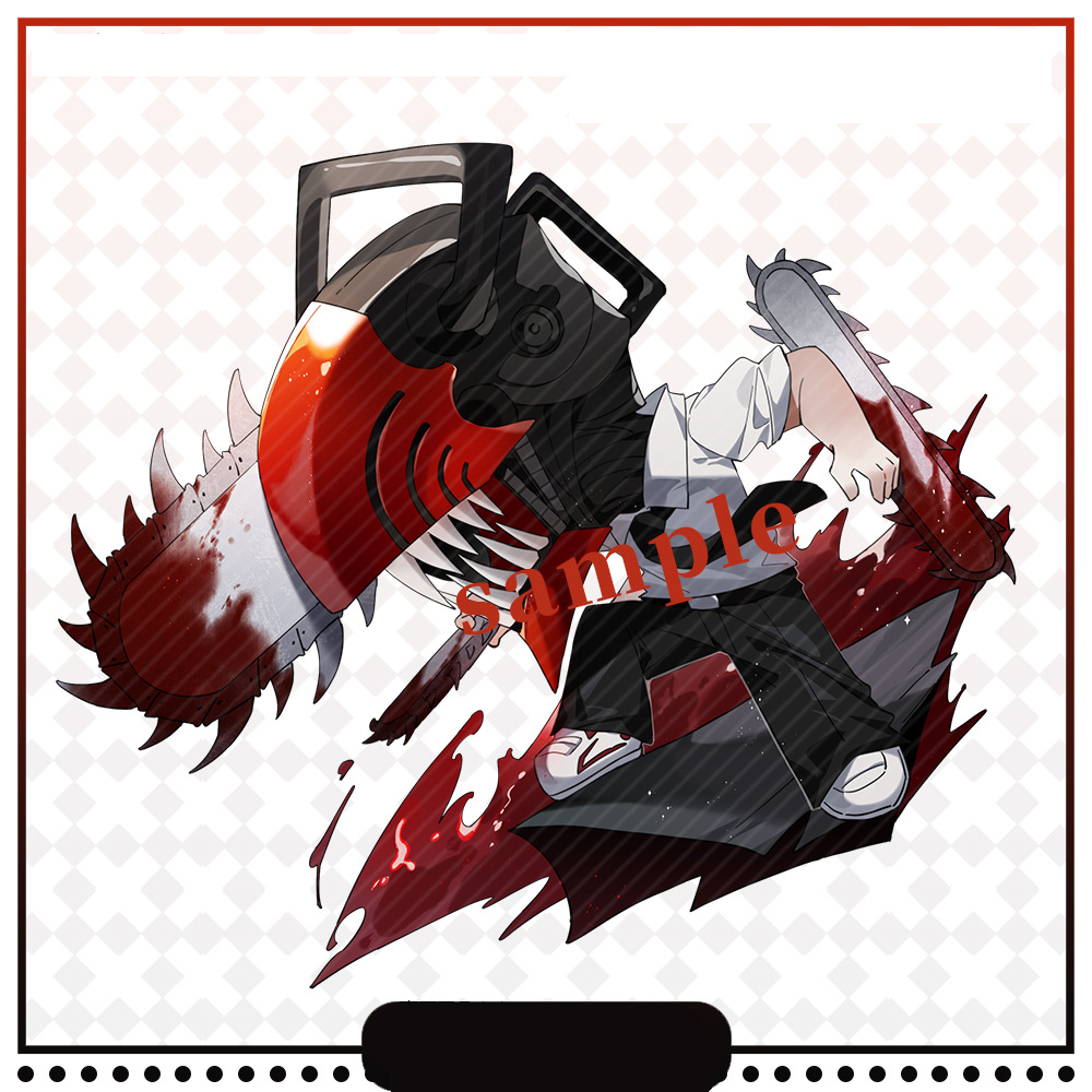 Móc khóa mica anime Chainsaw Man (Loại cao cấp - Hình in ép giữa 2 mặt mica) [T69 Shop]