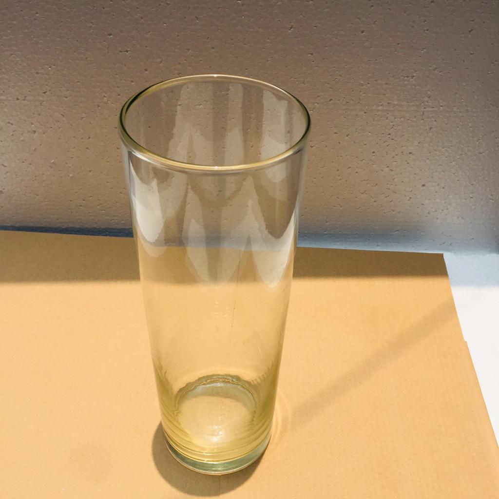 Chậu thủy tinh trụ tròn để bàn 10x40cm