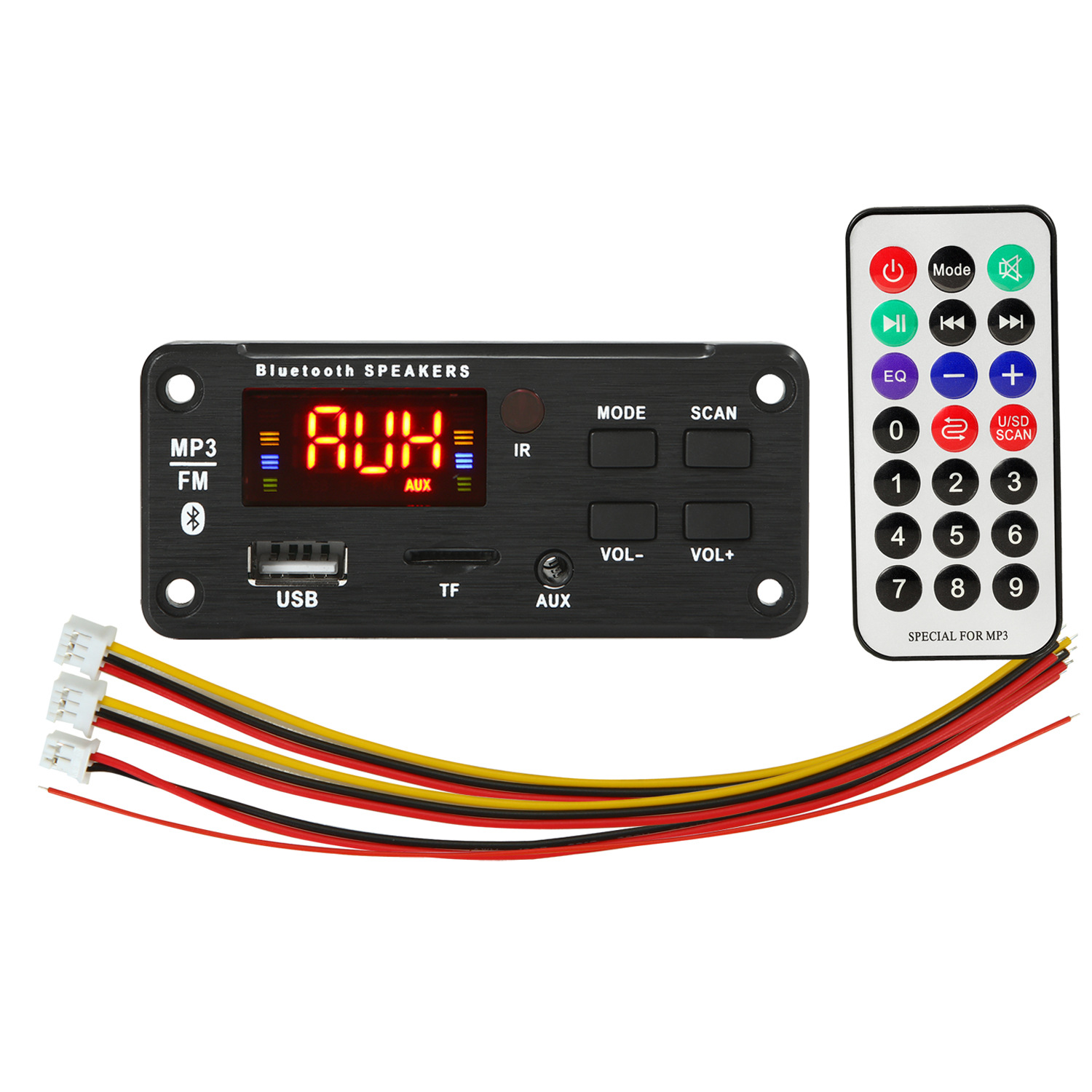 Mạch MP3 Bluetooth 5.0 FM USB TF AUX 5V - 12V DC