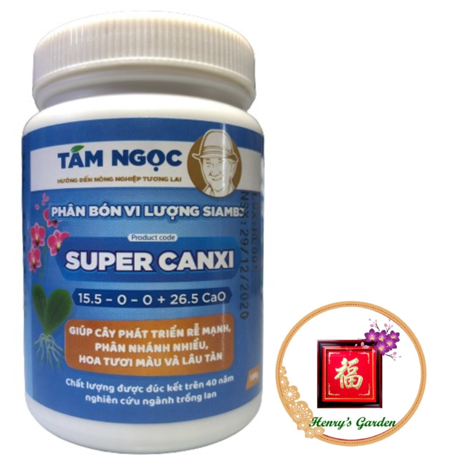 Phân bón vi lượng super canxi tám ngọc - #411a# 100g