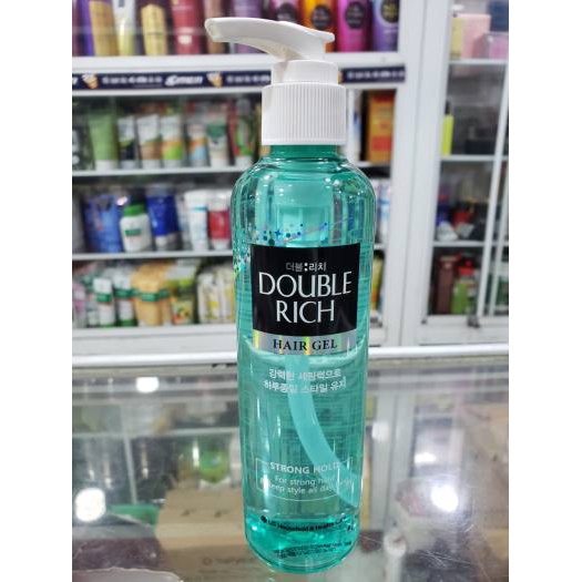 Chai xịt tóc tạo kiểu tóc thẳng double rich hair gel soft hold |hard hold 250ml sịt dưỡng tóc