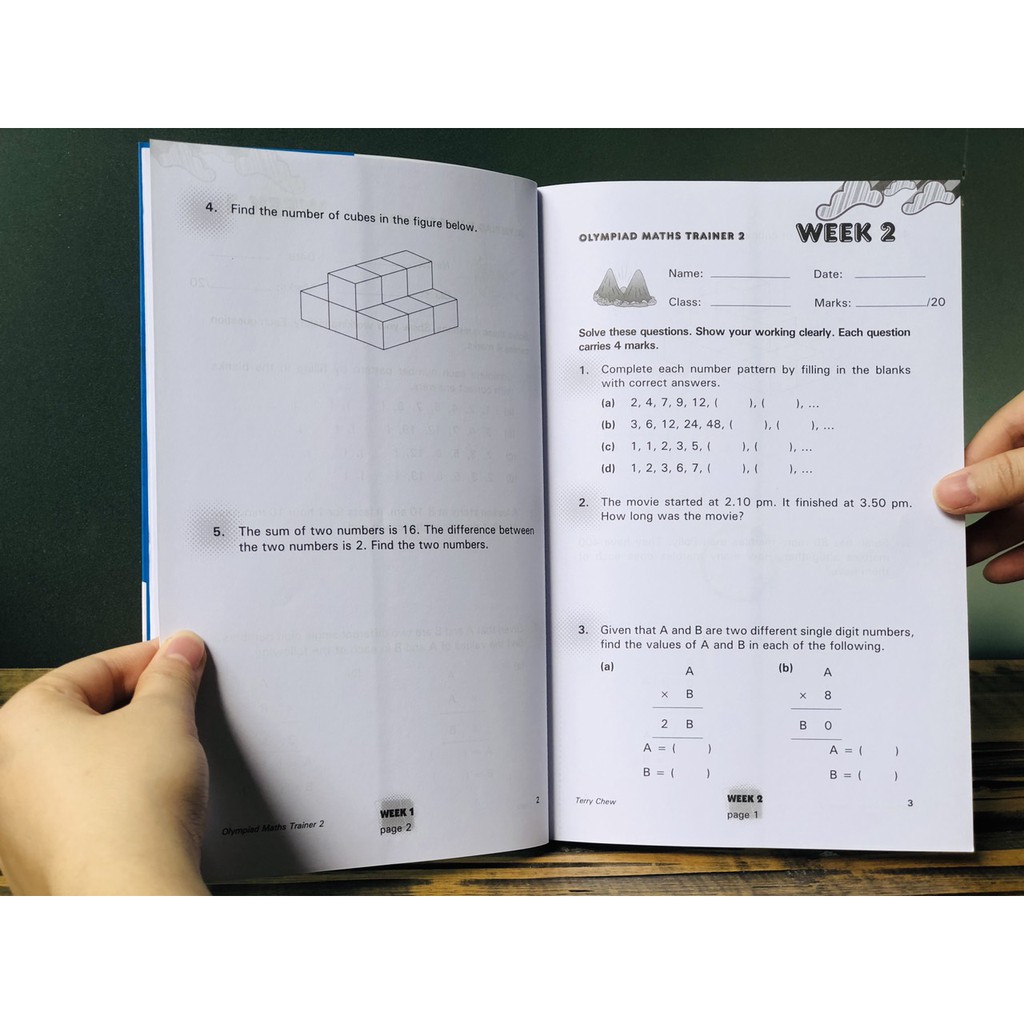 Sách : Olympiad Maths Trainer 2 - Toán Lớp 2 ( 7 - 8 tuổi)