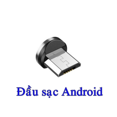 Đầu sạc nam châm Android, Type-C, iPhone IOS sử dụng cho cáp sạc nam châm ( chỉ là 1 đầu sạc, không bao gồm cáp sạc)