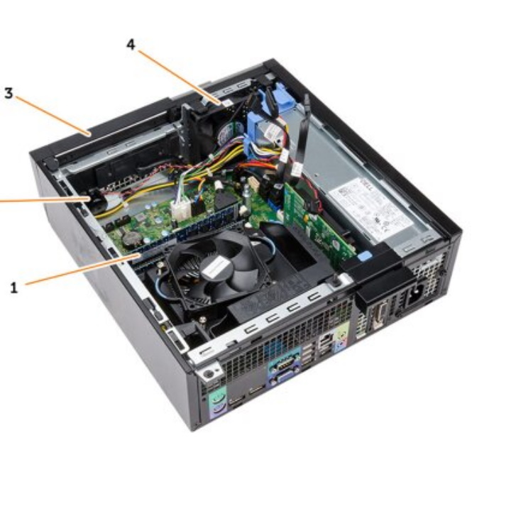 Barebone xác case máy tính Dell 3020/7020/9020 Optiplex socket 1150 chipset Q87 (Chưa kèm chip, ram, ổ cứng)