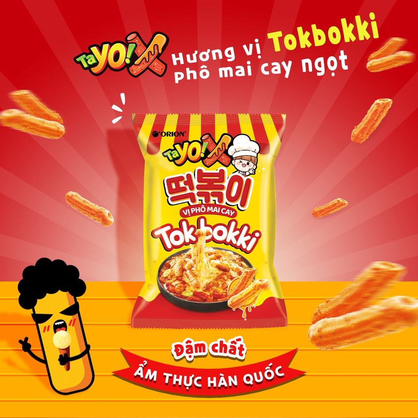 Combo 10 Gói Snack Bim Bim Tayo Tokbokki