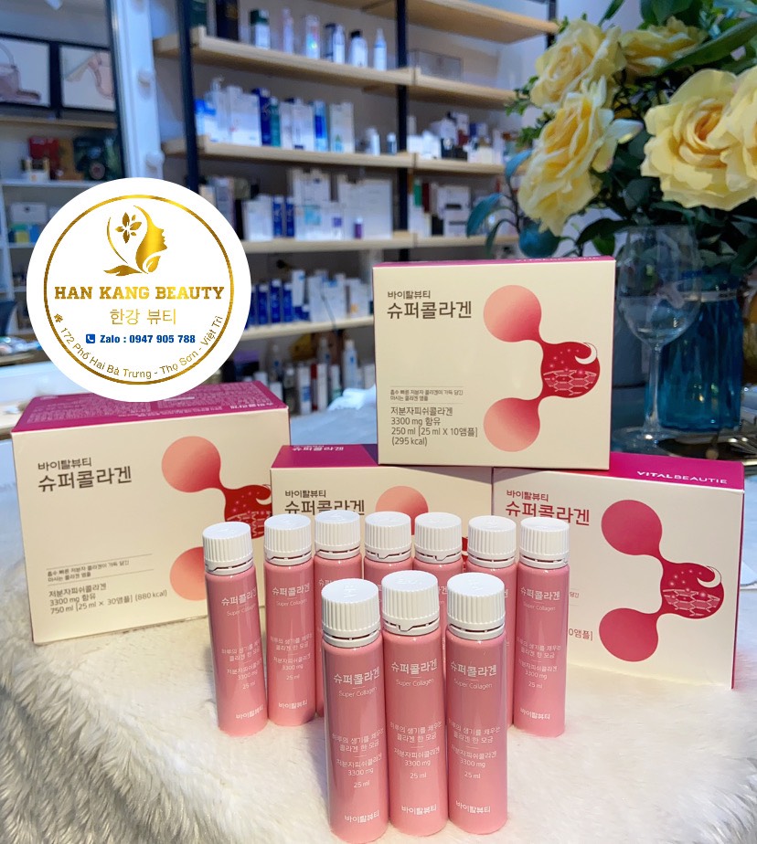 Nước Uống đẹp da Super Collagen VB 3300mg Vital Beautie