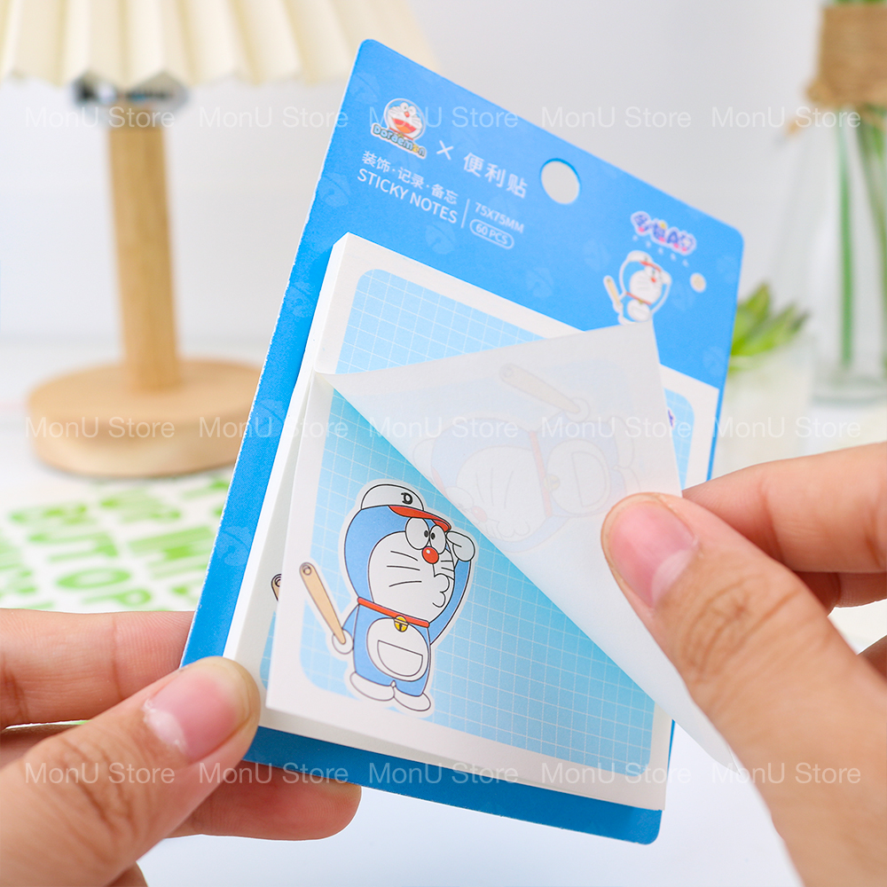 Giấy note DORAEMON DOREMON xấp 60 tờ dễ thương cute MON0377