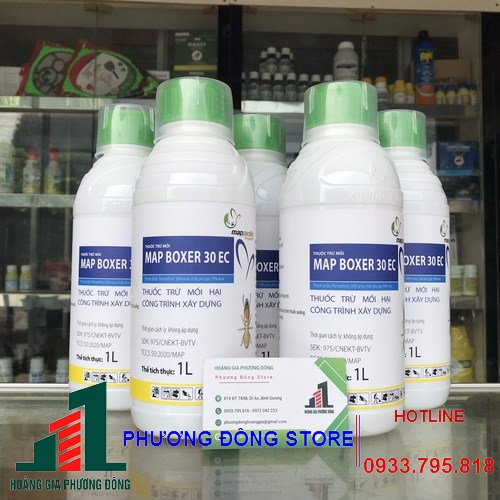 Thuốc diệt mối và phòng mối Map Boxer 30EC - Chai 1 lít