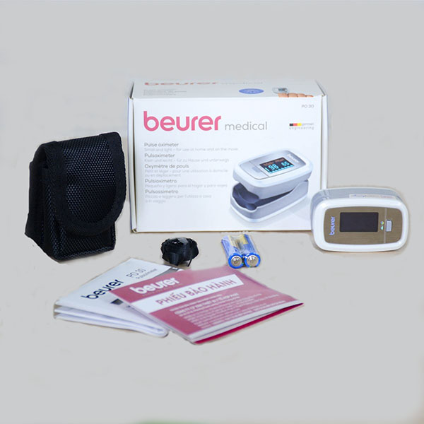 Máy đo nồng độ oxy và nhịp tim Beurer