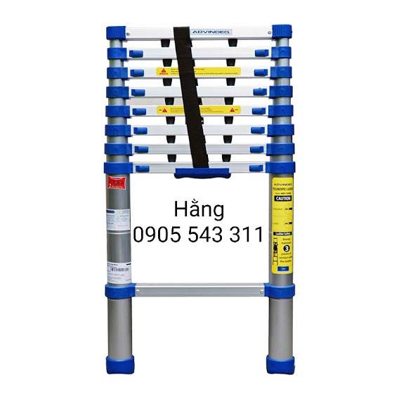 3m20Thang nhôm rút gọn đơn Advindeq ADT210BHÀNG CHÍNH HÃNG BẢO HÀNH TEM