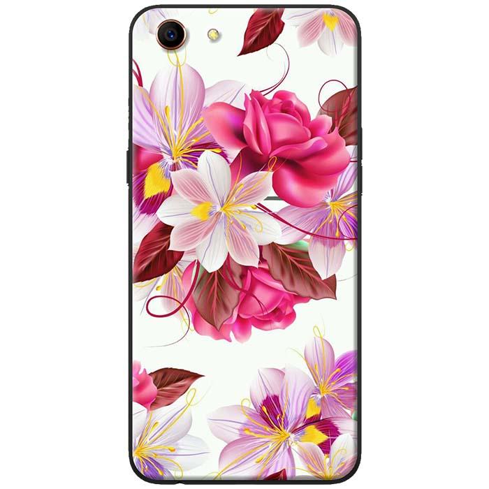 Ốp lưng Oppo A83 Hoa hồng trắng
