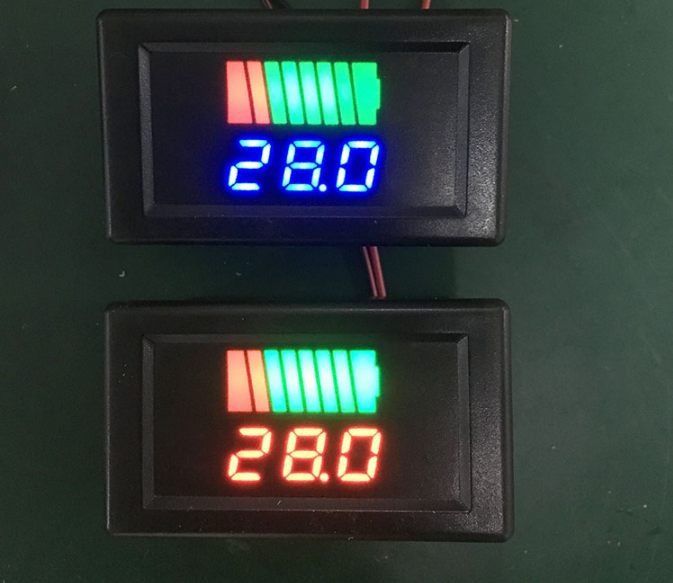Đồng hồ Led đo dung lượng bình accu 12v-60V